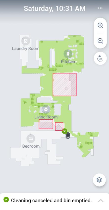 reset roomba map